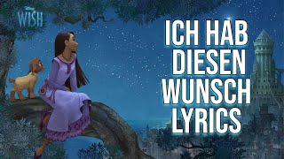 Ich Hab Diesen Wunsch Lyrics Aus quotDisneys Wish Patricia Meeden [upl. by Lux944]