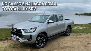 Hilux é tudo isso Levamos pra onde ela gosta terra campo e lagoa [upl. by Ifill]