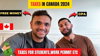 HOW TO FILE TAXES IN CANADA 2024  HOW TO GET MAXIMUM TAX RETURN FOR INTERNATIONAL STUDENTS IN 2024 [upl. by Thisbe896]