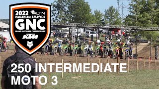 2022 TransCan 250 Intermediate  Final Moto [upl. by Bradman]