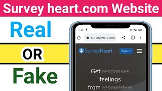 survey heartcom is real or fake  surveyheartcom review  surveyheartcom kya hai [upl. by Eidac]