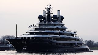 LUMiNANCE yacht  maiden voyage of brand new LURSSEN superyacht under flag of the new owner  4K [upl. by Aila880]