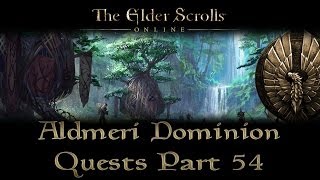 ESO  Aldmeri Dominion Quests  Part 54  Grahtwood Part 8  Forever Bound [upl. by Manaker395]