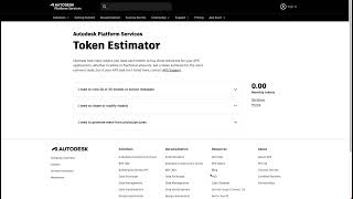 Part 2 How to use Token Estimator  Design Automation API [upl. by Dieter]