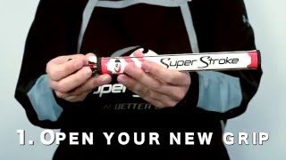 Super Stroke Weighted Putter Grip Installation Video [upl. by Jeremy]