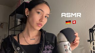 ASMR ☆ in GERMAN whispers mic scratching mouth sounds [upl. by Claudell]