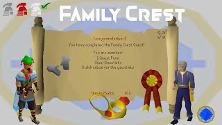 OSRS Family Crest Quest Guide  Ironman Approved [upl. by Roux]