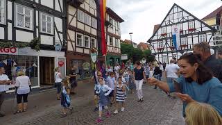 Johannisfest Eschwege 2018  Der Festumzug 1 [upl. by Annawahs624]