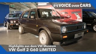 VW Golf 2 16V G60 Limited  VW Museum Highlights 2016 [upl. by Alecram]