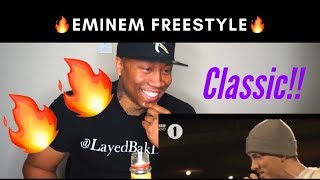 Eminem Best Freestyle Ever REACTION [upl. by Letsirk414]