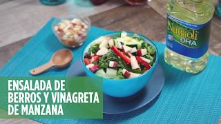 Ensalada de Berros con Nutrioli DHA [upl. by Akenahc]