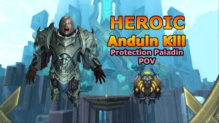 Heroic Anduin Wrynn  Protection Paladin Tank POV [upl. by Hambley]