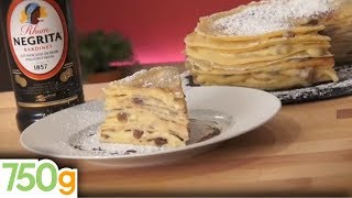 Recette du Gâteau de crêpes  750g [upl. by Marabel]