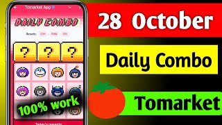 Tomarket Daily Combo 28 October  27 amp 28 October Tomarket Daily Combo  Tomarket Daily Combo Today [upl. by Yeliak]