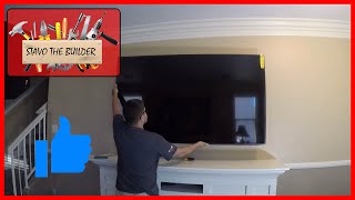 Como instalar un soporte de tv semiarticulado  TV de 75quot [upl. by Emmott923]