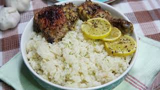 Greek Lemon Rice Recipe [upl. by Sandie]