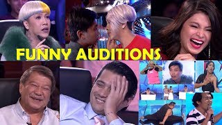 10 FUNNY Auditions in Pilipinas Got Talent 2018 [upl. by Nahtanhoj]