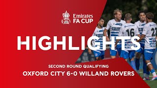 A dominant display in the FA Cup  Oxford City 60 Willand Rovers  Highlights [upl. by Ognimod]