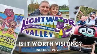 Lightwater Valley VLOG April 2024  Includes Ride POVs [upl. by Llenrag943]