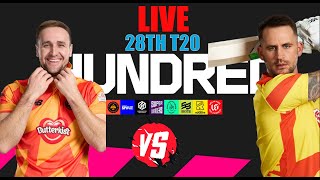 The Hundred 2024 Live Birmingham Phoenix vs Trent Rockets Live BP vs TR 28th Match Live [upl. by Dinan]