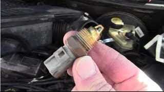 How to Remove Install Intake Air Temperature Sensor on Ford Contour [upl. by Amrak478]