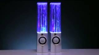 Illuminated Dancing Water Speakers [upl. by Lyrahc]