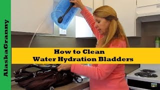 How to Clean Water Hydration Bladders Cleaning Solutions Tips Tricks Hacks [upl. by Nytnerb]