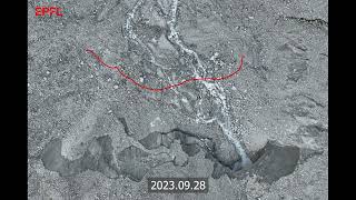 Zinal Glacier  Timelapse 20192024 [upl. by Icul]