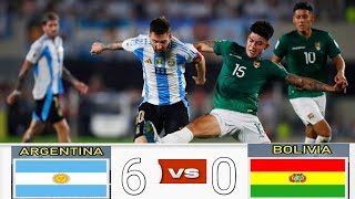 Argentina vs Bolivia60 highlights world cup qualifiers [upl. by Gearard]