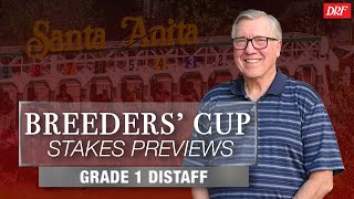 Grade 1 Breeders Cup Distaff Preview  November 4 2023 [upl. by Llevra]