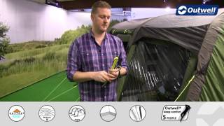 Outwell Flagstaff 6A Tent  Innovative Family Camping [upl. by Aerdnuahs]