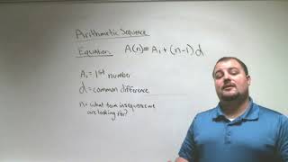 9th Grade Algebra 1 Math Chapter 3 Lesson 6 Arithmetic Sequences [upl. by Anika182]