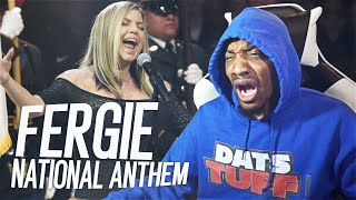 FERGIE MUMBLE SINGS the national anthem at the NBA AllStar Game Mumble Monday Episode 11 [upl. by Bayly]