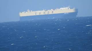 Nikon p900 zoom test ship was about 5km out at sea [upl. by Swithbert479]