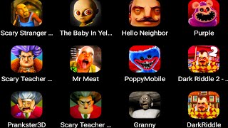 Scary Stranger 3DThe Baby In YellowHello NeighborScary Teacher [upl. by Adnalro177]