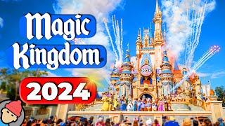 Disney’s Magic Kingdom RIDES and ATTRACTIONS 2024  Walt Disney World [upl. by Myriam396]