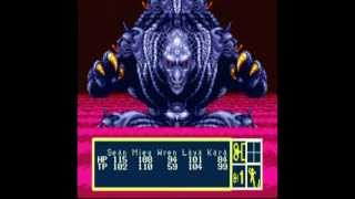 Phantasy Star III Dark FalzDark Force Final Boss Fight [upl. by Slaughter]