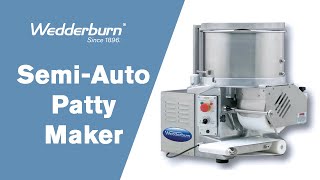 Food Processing Equipment  Semi Automatic Patty Maker  Wedderburn NZ [upl. by Stephania]