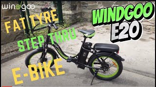 Fat Tyre ebike  Windgoo E20 Fat Tyre Folding ebike Great Fat Tyre ebike at a great price [upl. by Vieva61]