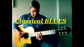 Blues Improvisation on Gibson Nylon String Guitar  Chet Atkins CEC [upl. by Delfine]