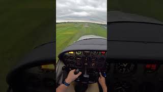 Cessna 182 landing at Sportys  evening approach [upl. by Dniren]