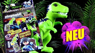 Playmobil ® Dino Rise  Dino Spass Tüte Nr 1 mit 2 Figuren amp 2 Magazine  Was ist drin [upl. by Edelsten]