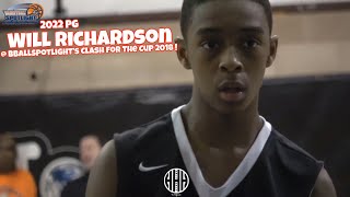 2022 PG Will Richardson Brings His Scorers Mentality 💡 26Pts Against Team Loaded   Bballspotlight [upl. by Ranee239]