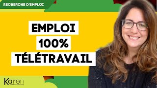 TROUVER UN EMPLOI 100 TÉLÉTRAVAIL  5 astuces infaillibles [upl. by Aderfla91]