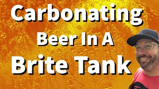 How I Force Carbonate Beer in a Brite Tank [upl. by Dunton405]