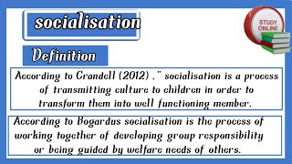 socialisation types of socialisation agencies of socialisation features of socialisation [upl. by Vale]