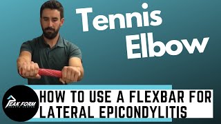 How to Perform Flexbar Exercises for Tennis Elbow San Diego Chiropractic [upl. by Sabec240]