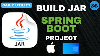 How to Build JAR File For Spring Boot Project Using Maven  Mac  Windows  Linux  Ubuntu [upl. by Natsrik]