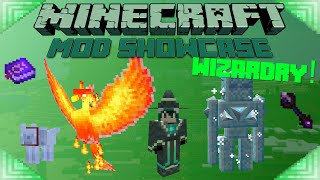 ELECTROBLOBS WIZARDRY  Minecraft Mod Showcase WIZARD SPELLS [upl. by Yadahs612]