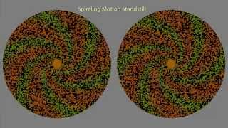 Color Spiraling Motion Illusions [upl. by Andie]